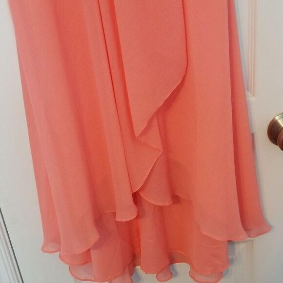 David's Bridal Coral Dress💥Final Price 💥 - Picture 3 of 8